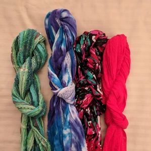 Bundle of Four Scarves